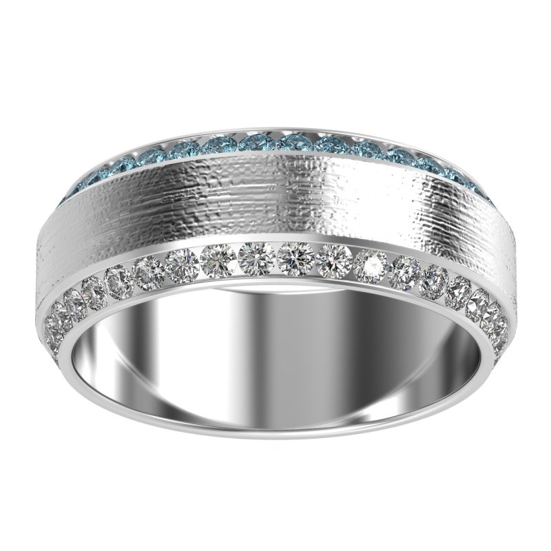 8mm Men's Eternity Channel Band