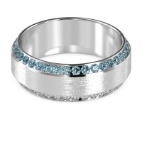 8mm Men's Eternity Channel Band