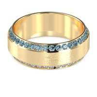 8mm Men's Eternity Channel Band