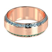 8mm Men's Eternity Channel Band