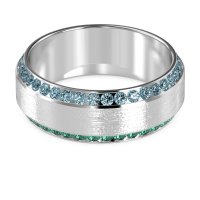 8mm Men's Eternity Channel Band