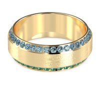 8mm Men's Eternity Channel Band