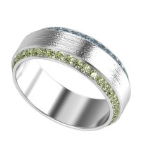 8mm Men's Eternity Channel Band
