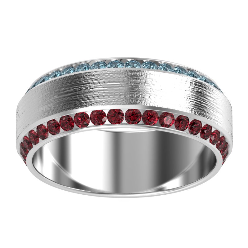 8mm Men's Eternity Channel Band