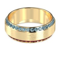 8mm Men's Eternity Channel Band