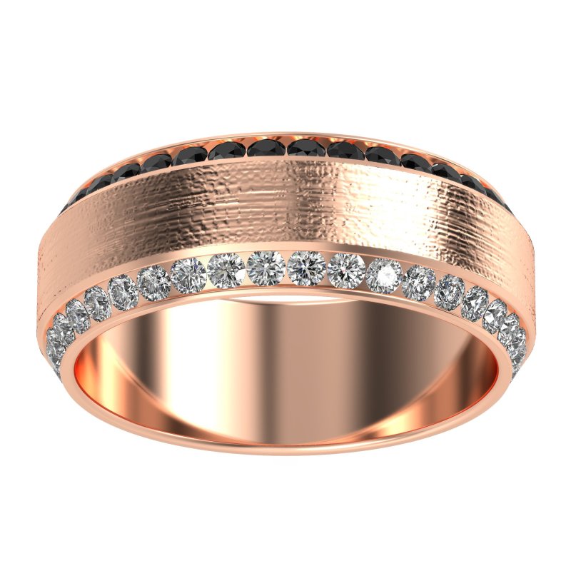 8mm Men's Eternity Channel Band