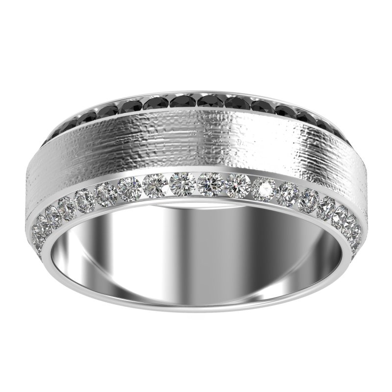 8mm Men's Eternity Channel Band