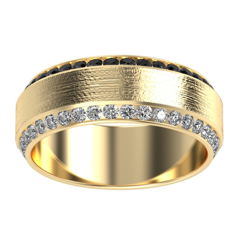 8mm Men's Eternity Channel Band