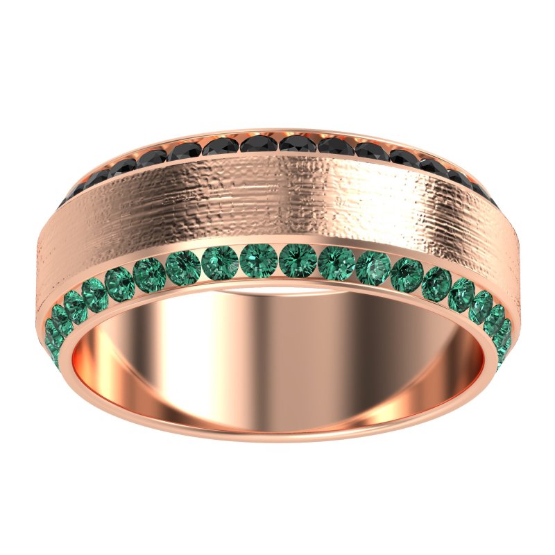 8mm Men's Eternity Channel Band