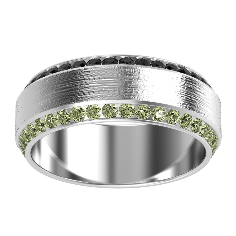 8mm Men's Eternity Channel Band