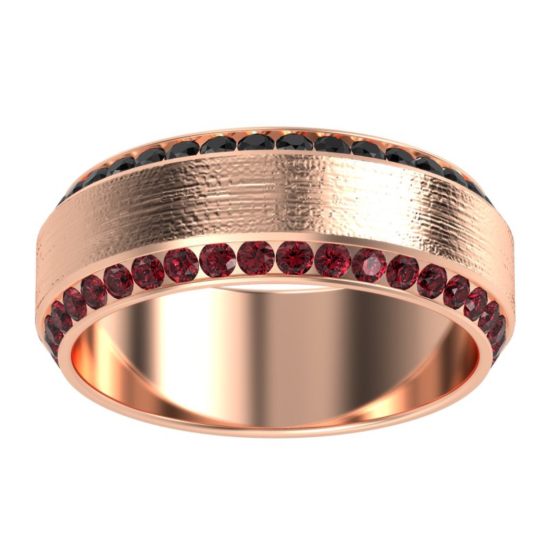 8mm Men's Eternity Channel Band