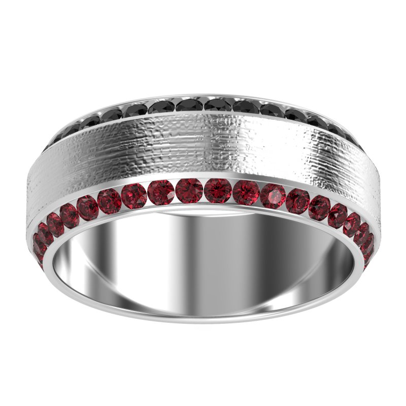 8mm Men's Eternity Channel Band