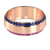 8mm Men's Eternity Channel Band
