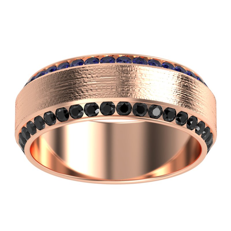 8mm Men's Eternity Channel Band