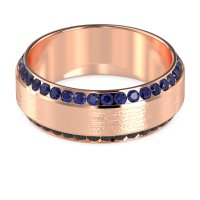 8mm Men's Eternity Channel Band