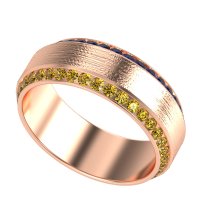 8mm Men's Eternity Channel Band