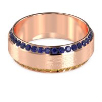 8mm Men's Eternity Channel Band