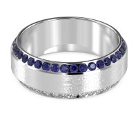 8mm Men's Eternity Channel Band