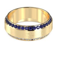 8mm Men's Eternity Channel Band