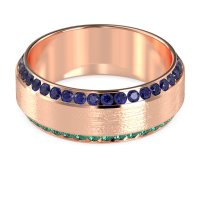 8mm Men's Eternity Channel Band