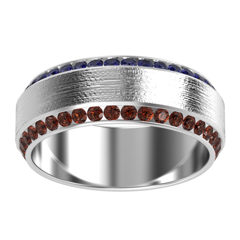 8mm Men's Eternity Channel Band
