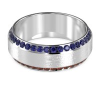 8mm Men's Eternity Channel Band