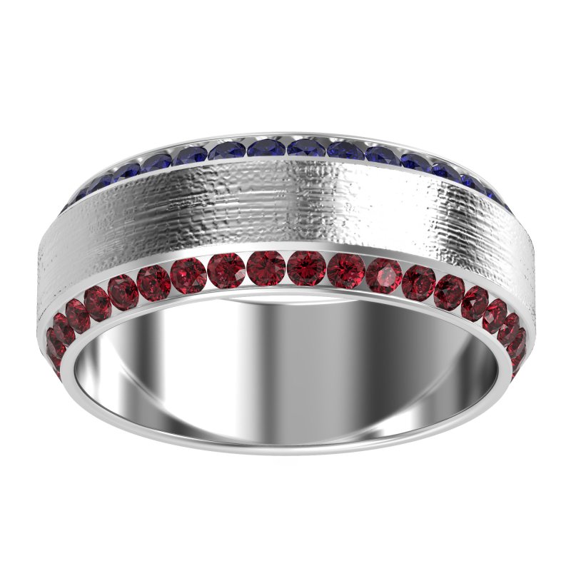 8mm Men's Eternity Channel Band