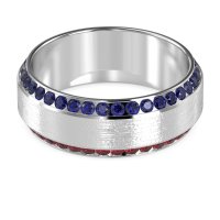 8mm Men's Eternity Channel Band
