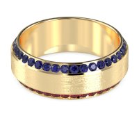 8mm Men's Eternity Channel Band