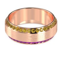 8mm Men's Eternity Channel Band