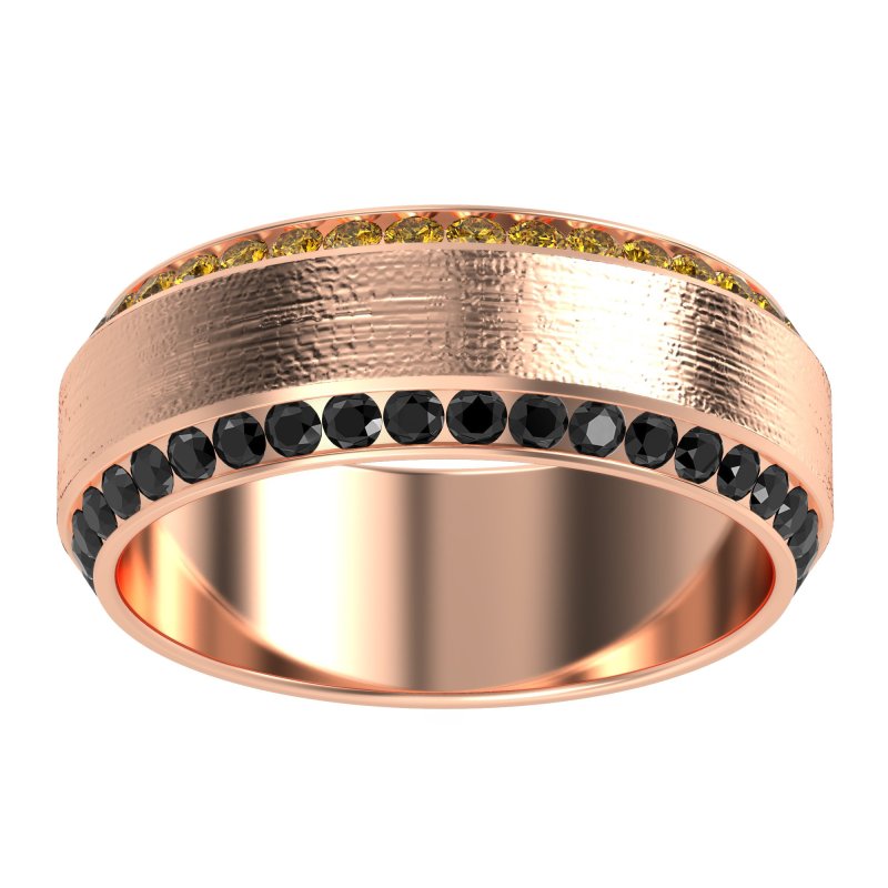 8mm Men's Eternity Channel Band