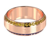 8mm Men's Eternity Channel Band