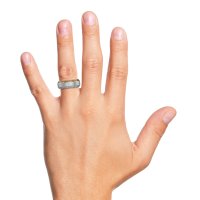 8mm Men's Eternity Channel Band