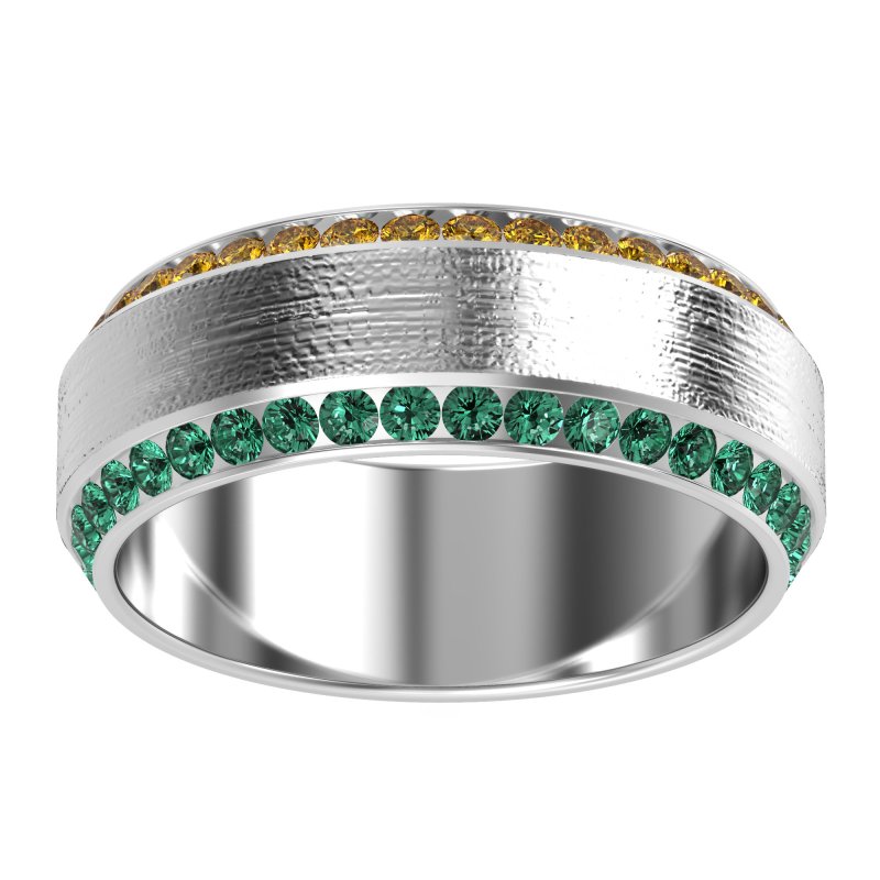 8mm Men's Eternity Channel Band
