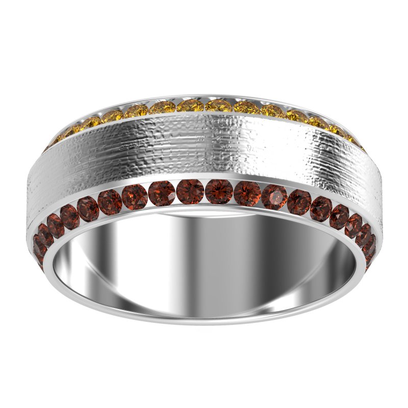8mm Men's Eternity Channel Band