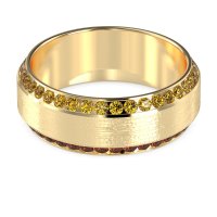 8mm Men's Eternity Channel Band