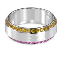 8mm Men's Eternity Channel Band