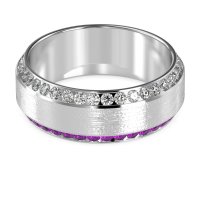 8mm Men's Eternity Channel Band