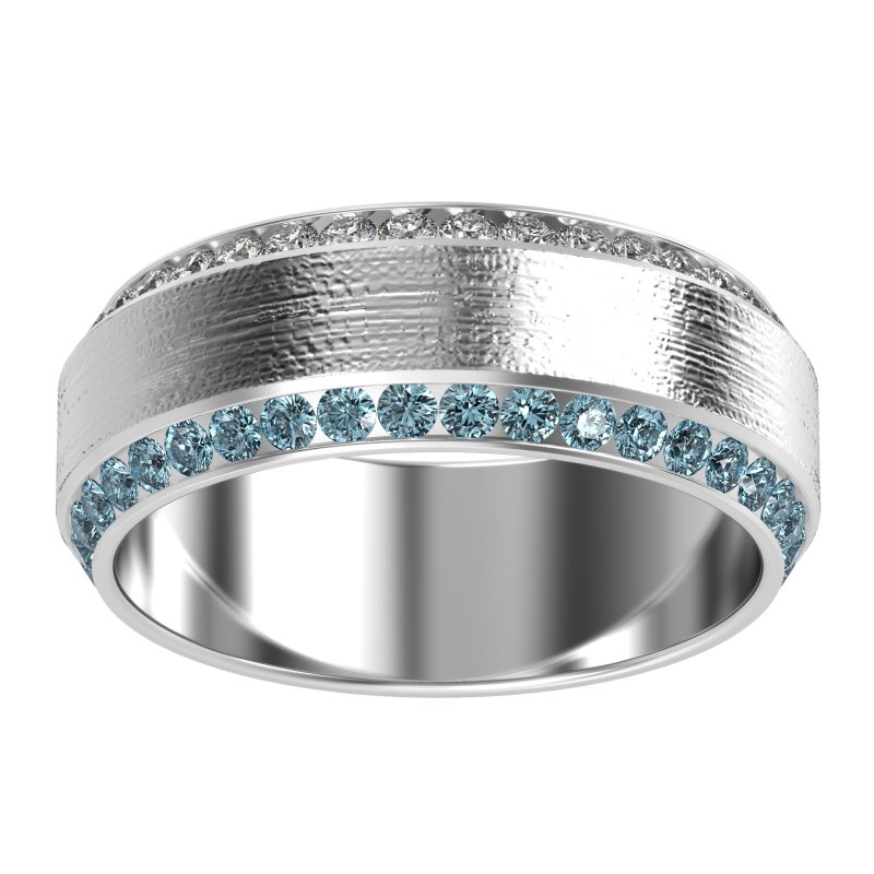 8mm Men's Eternity Channel Band