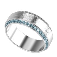 8mm Men's Eternity Channel Band