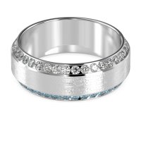 8mm Men's Eternity Channel Band