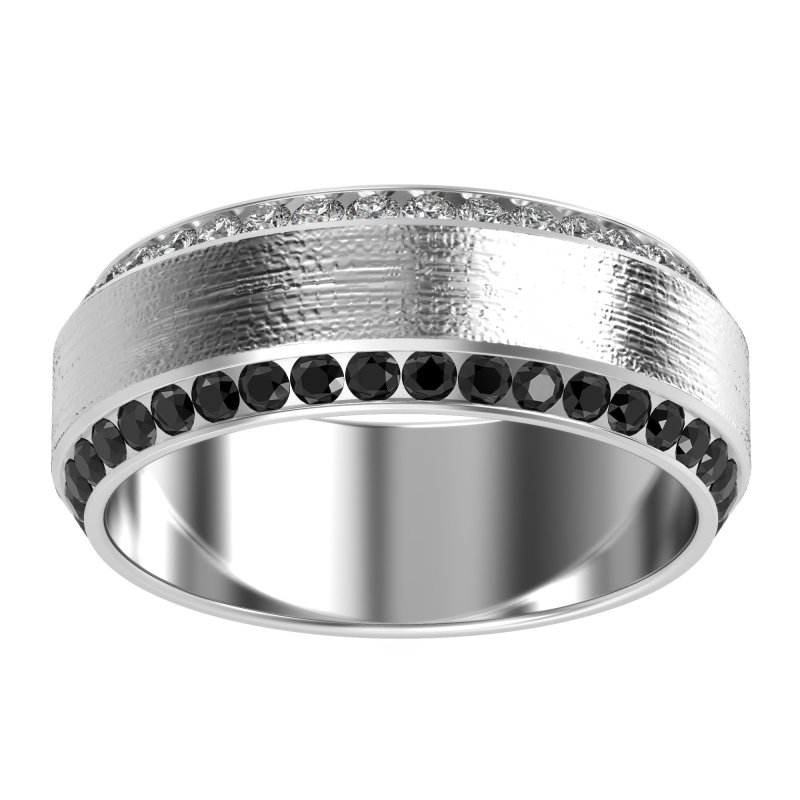 8mm Men's Eternity Channel Band