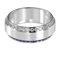 8mm Men's Eternity Channel Band