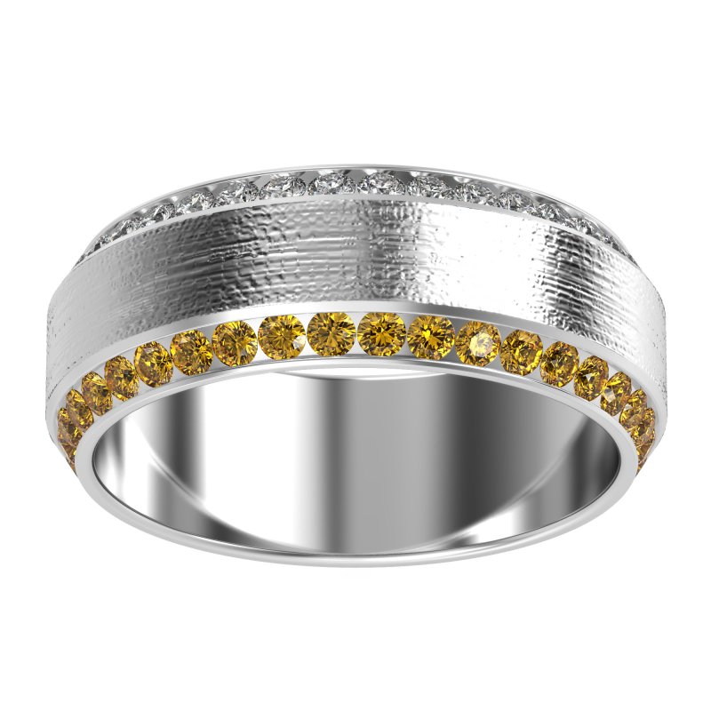 8mm Men's Eternity Channel Band