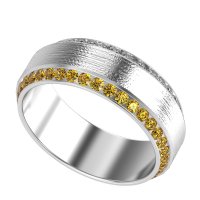 8mm Men's Eternity Channel Band