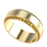 8mm Men's Eternity Channel Band