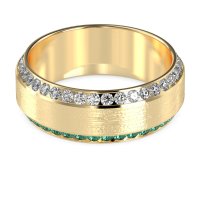 8mm Men's Eternity Channel Band