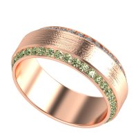 8mm Men's Eternity Channel Band