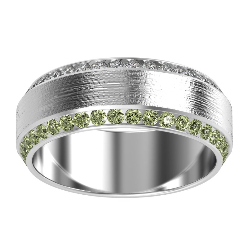 8mm Men's Eternity Channel Band