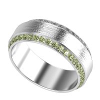 8mm Men's Eternity Channel Band